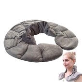 Mikroviļņu krāsnī lietojams kakla apsildes spilventiņš Mitra karstuma ietīšana kakla pleciem, pretsāpju mazināšanai daudzfunkcionāls vidukļa plecu apvalks, karstais kompreses paliktnis