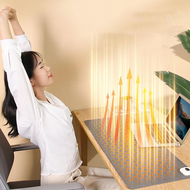 Didelis šildomas kompiuterio pelės kilimėlis žaidimų pelės kilimėlis vandeniui atsparus pelės kilimėlis Gamer Mause kiliminis kompiuterio stalo kilimėlis klaviatūros kilimėlis