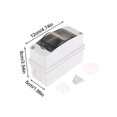 Āra ūdensnecaurlaidīgas elektriskās sadales kārbas strāvas slēdzis MCB strāvas plastmasas savienojuma vadu kārbas barošanas avots