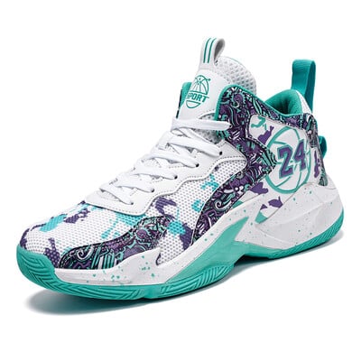 Нови високи мъжки баскетболни обувки Класически спортни мъжки маратонки Trainer Big Plus Size 36-45 Мъжки Chaussures De Basket Shoes