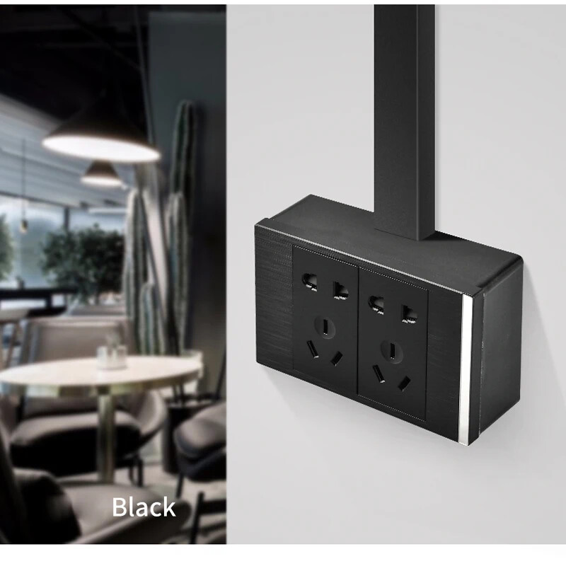 118 tips uz virsmas uzstādīts kontaktligzdas slēdža apakšējā kārba, sabiezināts materiāls Vispārējs divu bitu trīs bitu sadales kārba