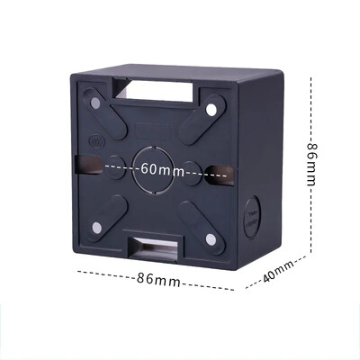 86 Tip Cutie practică de instalare externă standard Cutii de joncțiune de sârmă montate pe perete pentru carcasă priză întrerupător electric