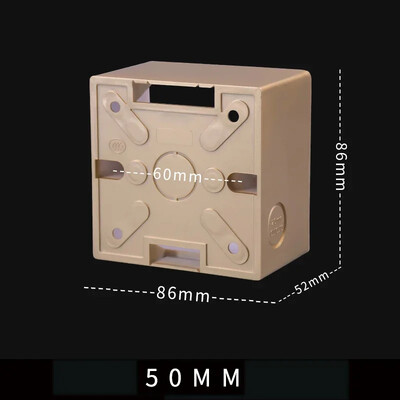 86 Tip Cutie practică de instalare externă standard Cutii de joncțiune de sârmă montate pe perete pentru carcasă priză întrerupător electric