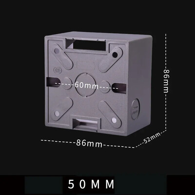 86 Tip Cutie practică de instalare externă standard Cutii de joncțiune de sârmă montate pe perete pentru carcasă priză întrerupător electric