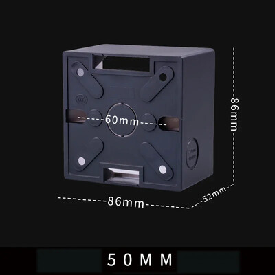 86 Tip Cutie practică de instalare externă standard Cutii de joncțiune de sârmă montate pe perete pentru carcasă priză întrerupător electric