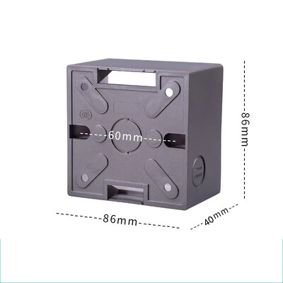 86 Tip Cutie practică de instalare externă standard Cutii de joncțiune de sârmă montate pe perete pentru carcasă priză întrerupător electric