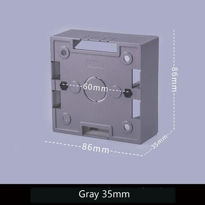 86 Tip Cutie practică de instalare externă standard Cutii de joncțiune de sârmă montate pe perete pentru carcasă priză întrerupător electric