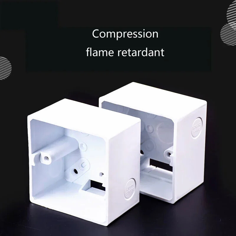 86 Tip Cutie practică de instalare externă standard Cutii de joncțiune de sârmă montate pe perete pentru carcasă priză întrerupător electric