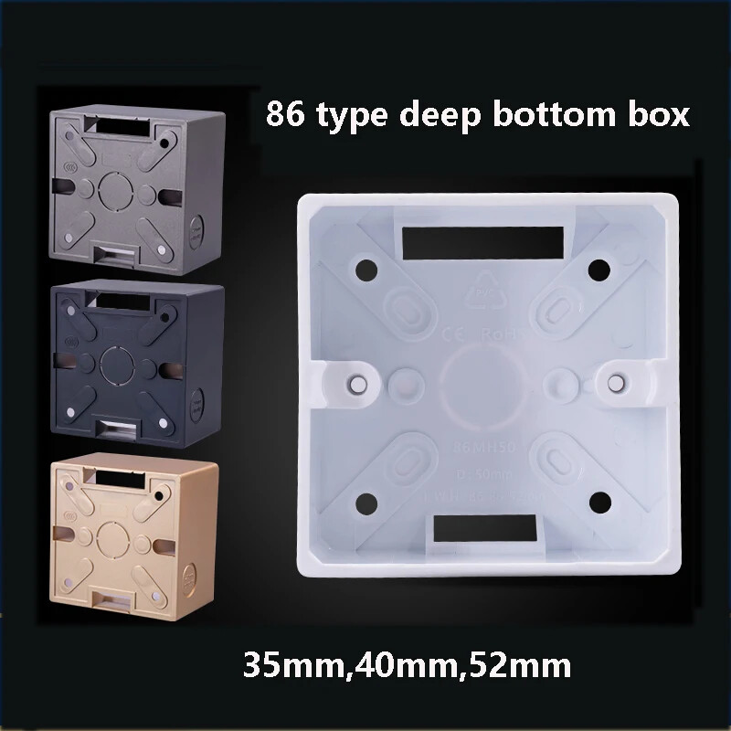 86 Tip Cutie practică de instalare externă standard Cutii de joncțiune de sârmă montate pe perete pentru carcasă priză întrerupător electric