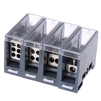 1PCS 1 σε 1/2/4/6 Out 150A Din Rail Terminal Block Box One in Multiple Out Power Junction Box for Circuit Breaker