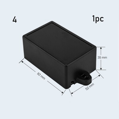 1 ks vysoko kvalitný biely ABS plastový vodotesný kryt, projektový elektronický projektový box, puzdro na prístroje, 8 veľkostí