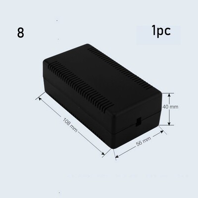 1 ks vysoko kvalitný biely ABS plastový vodotesný kryt, projektový elektronický projektový box, puzdro na prístroje, 8 veľkostí