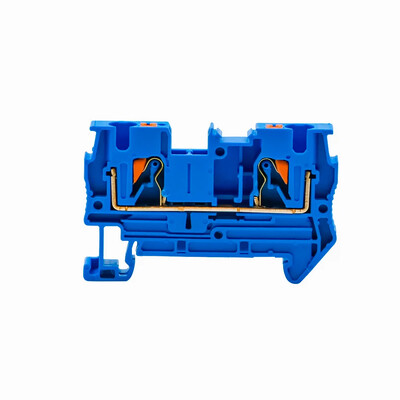 10 vnt. PT-4 Din bėgio gnybtų bloko laidų jungtys Įspaudžiamos spyruoklinės bevaržtinės laidos laidas PT4