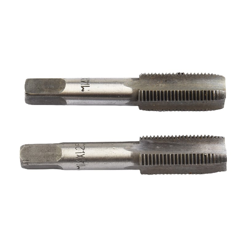 2 buc HSS 14 mm x 1,25 metric conic și robinet filet dreapta M14 x 1,25 mm pentru prelucrarea matrițelor