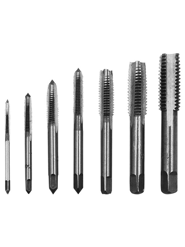 7vnt Vyriški sriegio srieginiai srieginiai srieginiai srieginiai srieginiai srieginiai srieginiai srieginiai antgaliai M3 M4 M5 M6 M8 M10 M12 Mechaniniai dirbtuvių įrankiai