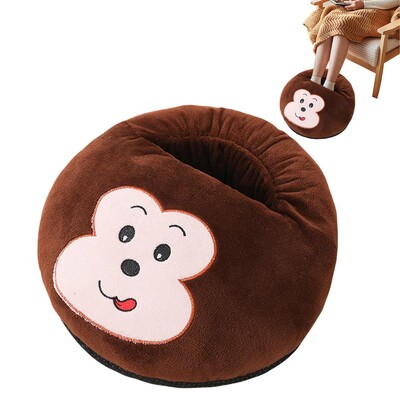 Pėdų šildytuvas Animacinis filmas Elektrinis po stalinis šildytuvas Neslystantis pėdų šildytuvas Šlepetės Patogus pėdų šildytuvas moterims Vyrams