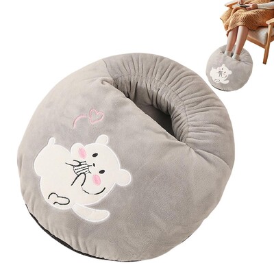 Pėdų šildytuvas Animacinis filmas Elektrinis po stalinis šildytuvas Neslystantis pėdų šildytuvas Šlepetės Patogus pėdų šildytuvas moterims Vyrams