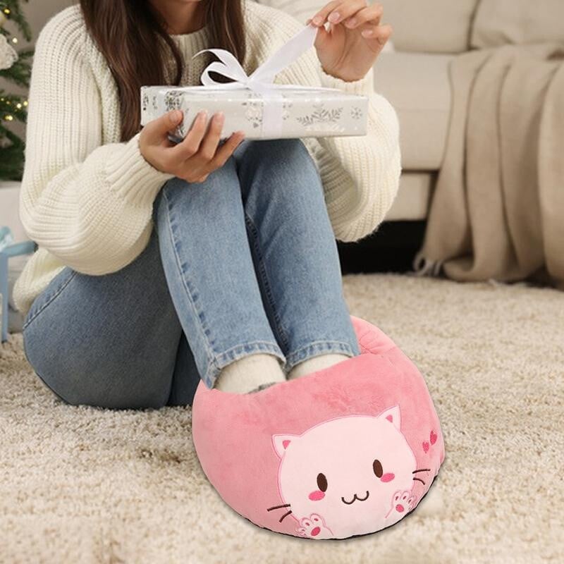 Pėdų šildytuvas Animacinis filmas Elektrinis po stalinis šildytuvas Neslystantis pėdų šildytuvas Šlepetės Patogus pėdų šildytuvas moterims Vyrams