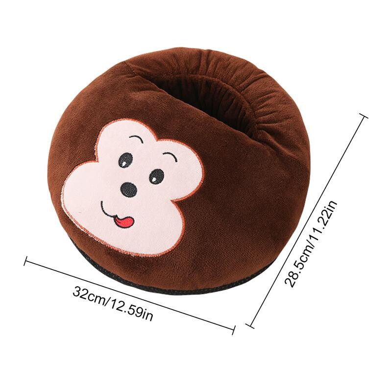 Pėdų šildytuvas Animacinis filmas Elektrinis po stalinis šildytuvas Neslystantis pėdų šildytuvas Šlepetės Patogus pėdų šildytuvas moterims Vyrams