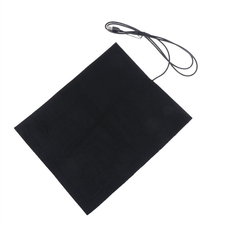 USB šildymo padas sulankstomas šildomas paklodės automobilio sėdynės šildomas pagalvėlės sėdynės šildytuvas vandeniui atsparus naminiams gyvūnėliams ropliai gyvūnams žiemos šiltas šildytuvo kilimėlis