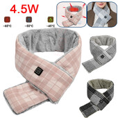Lauko elektrinis šildomas šalikas Išmanusis USB įkrovimas Šildomas Šalikas 3 Šildymo lygiai Šildymo trinkelės žiemai Slidinėjimas lauke