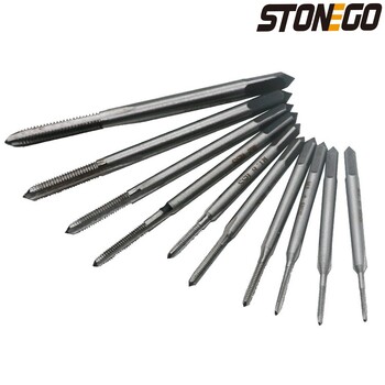 Σετ τρυπανιών βρύσης STONEGO 5/7/10 ΤΕΜ HSS6542 M1 M1.2 M1.4 M1.6 M1.7 M1.8 M2 M2.5 M3 M3.5 Μετρική βρύση με σπειρώματα