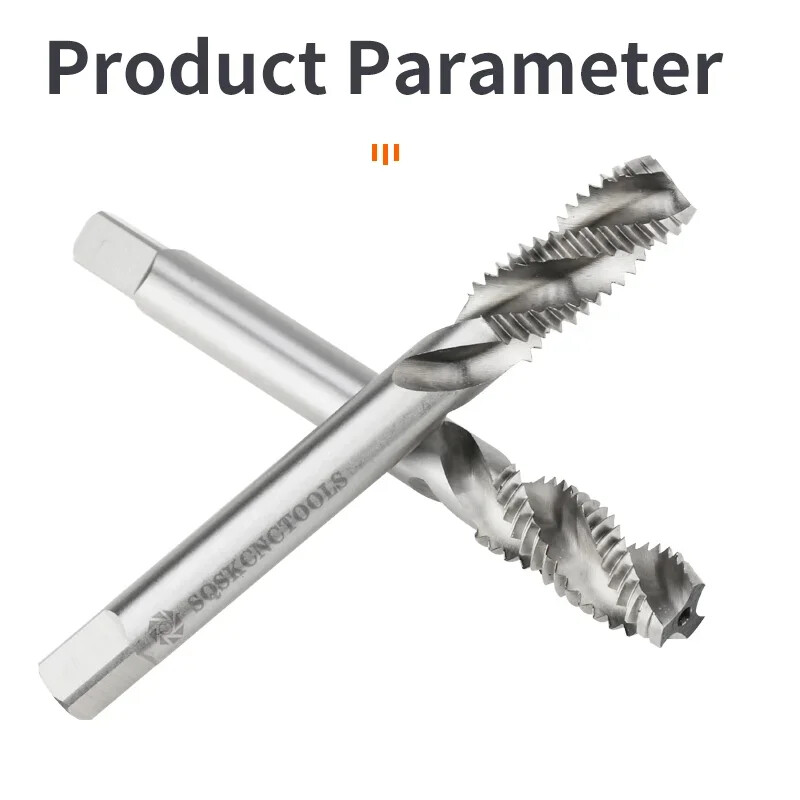 Augstas kvalitātes HSS mašīnas spraudņa krāna metriskā skrūvējamā krāna urbjmašīna ar vītni