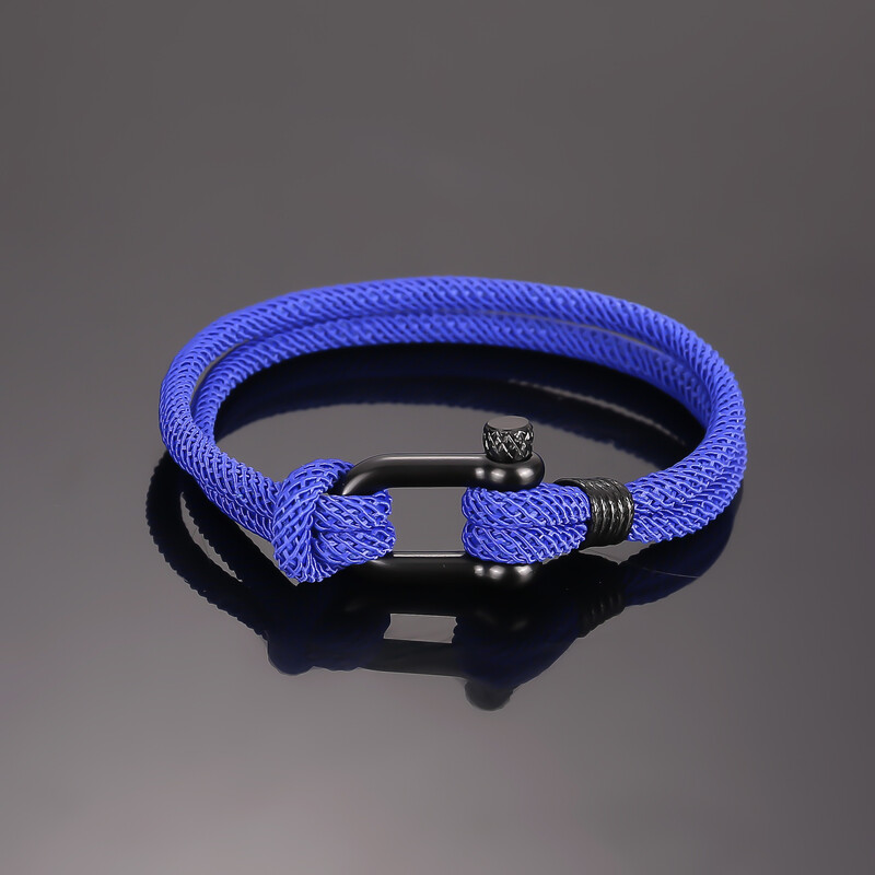 Transfrontalier stil nou cu cataramă neagră Milan line plajă brățară bijuterii simple roșu animal an cuplu brățări