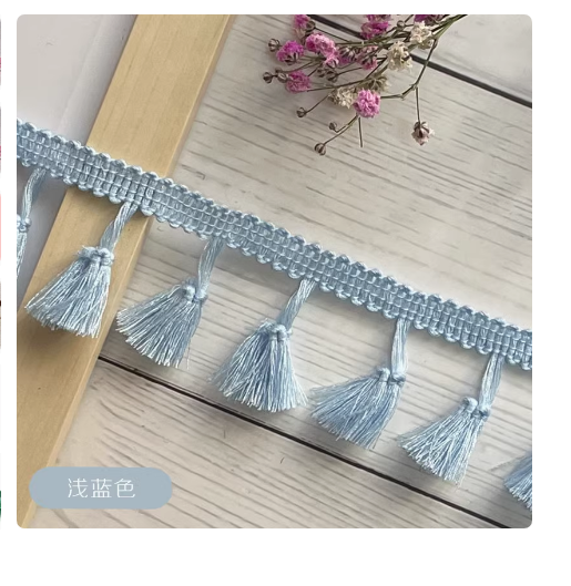  10 metrų ilgio kutas medvilninis siūlas šluota nėriniai Drabužiai patalynė Sofa Užuolaidų siuvimo priedai 