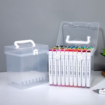 Handheld Marker Pen Organizer Χρωματιστός μαρκαδόρος αποθήκευσης πολλαπλών υποδοχών για CASE Αδιάβροχη ανθεκτική στη σκόνη για Student Kid Home Scho