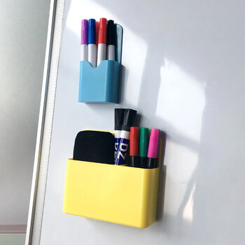 Πολυλειτουργικό Στυλό Γόμα Θήκη Locker Organizer Whiteboard Μαγνητική θήκη για στεγνό μαρκαδόρο για κουτί αποθήκευσης γραφείου σχολείου