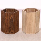 Galda glabāšanas koka pildspalvu turētāji INS stila lielas ietilpības pildspalvu turētāja kaste Daudzfunkcionāls koka zīmuļu organizators