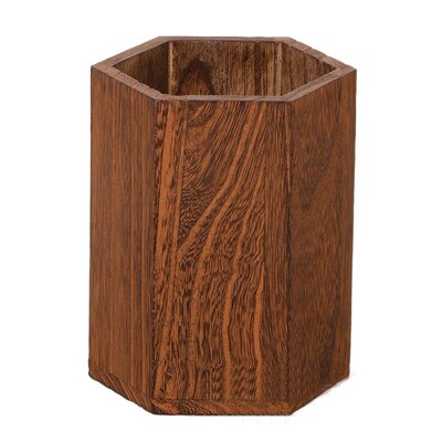 Galda glabāšanas koka pildspalvu turētāji INS stila lielas ietilpības pildspalvu turētāja kaste Daudzfunkcionāls koka zīmuļu organizators