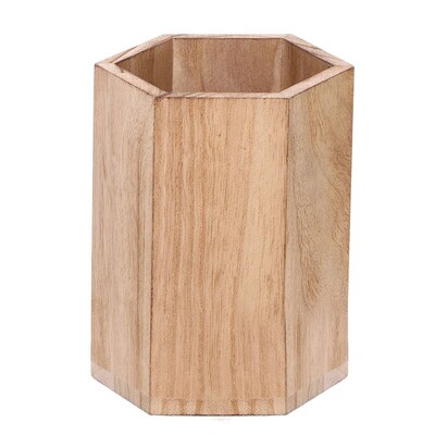 Galda glabāšanas koka pildspalvu turētāji INS stila lielas ietilpības pildspalvu turētāja kaste Daudzfunkcionāls koka zīmuļu organizators