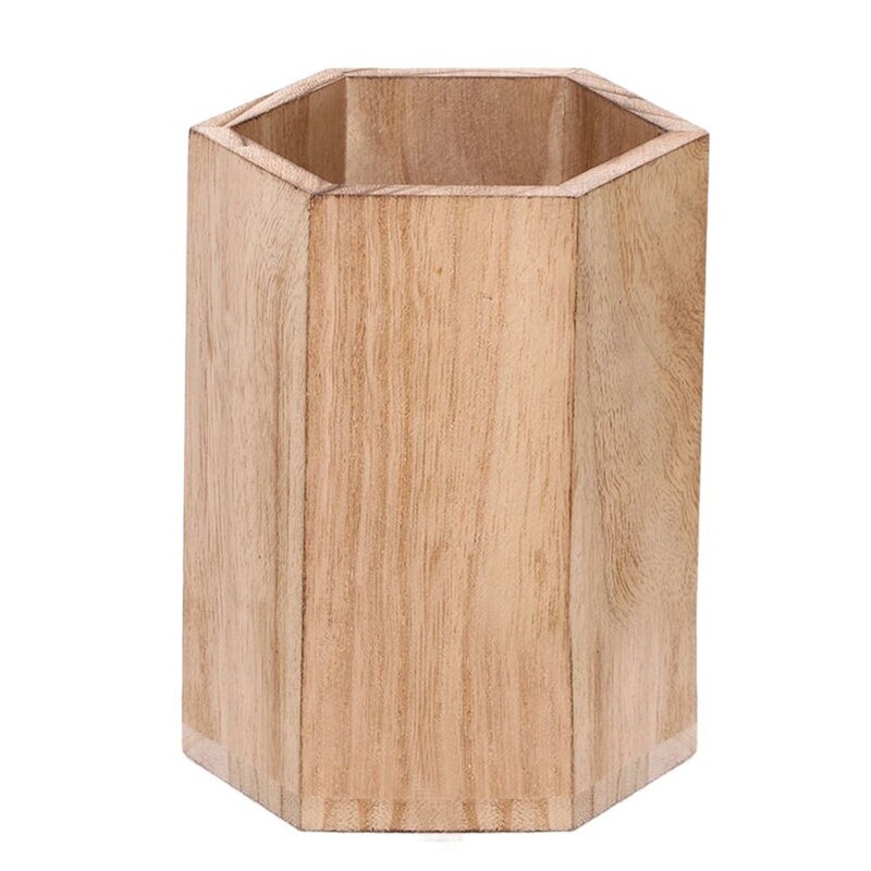 Galda glabāšanas koka pildspalvu turētāji INS stila lielas ietilpības pildspalvu turētāja kaste Daudzfunkcionāls koka zīmuļu organizators