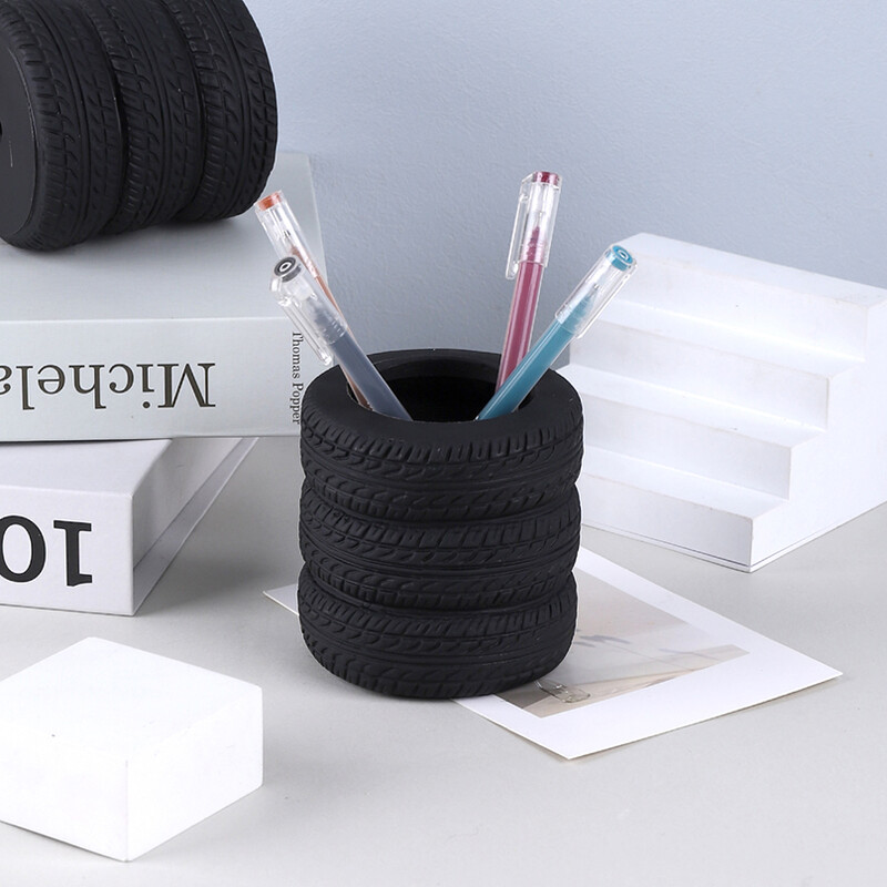 Suport pentru pix pentru anvelope, papetărie, organizator de birou, trusa de creion Porta Lapices, rechizite școlare, accesorii pentru birou, suport pentru creion