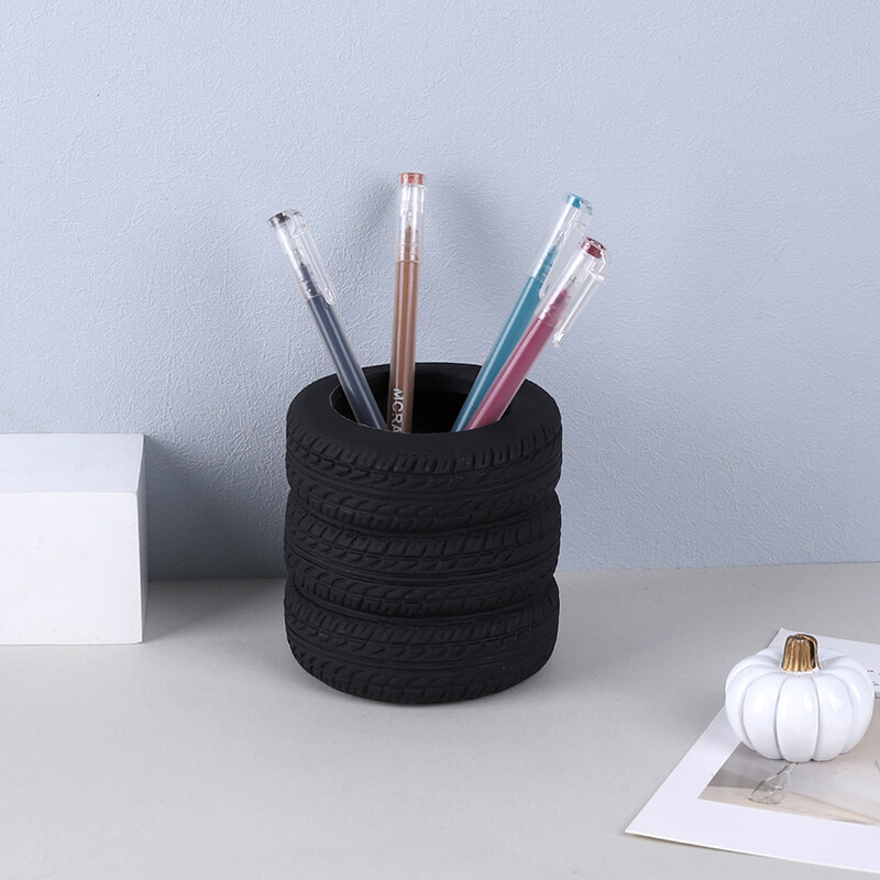 Suport pentru pix pentru anvelope, papetărie, organizator de birou, trusa de creion Porta Lapices, rechizite școlare, accesorii pentru birou, suport pentru creion