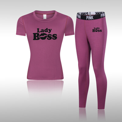 Cămăși lungi pentru slăbire pentru femei Trening cu uscare rapidă Seturi de îmbrăcăminte pentru jogging Topuri pentru yoga Sauna Sală de fitness Legging de compresie