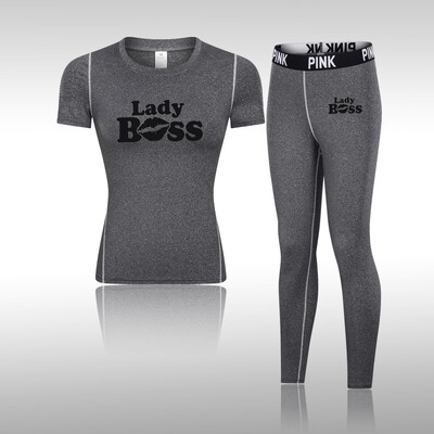Cămăși lungi pentru slăbire pentru femei Trening cu uscare rapidă Seturi de îmbrăcăminte pentru jogging Topuri pentru yoga Sauna Sală de fitness Legging de compresie