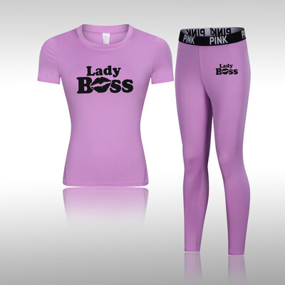 Cămăși lungi pentru slăbire pentru femei Trening cu uscare rapidă Seturi de îmbrăcăminte pentru jogging Topuri pentru yoga Sauna Sală de fitness Legging de compresie