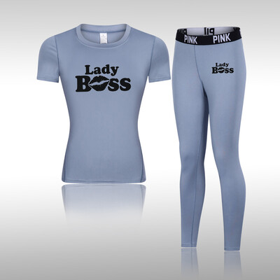 Cămăși lungi pentru slăbire pentru femei Trening cu uscare rapidă Seturi de îmbrăcăminte pentru jogging Topuri pentru yoga Sauna Sală de fitness Legging de compresie