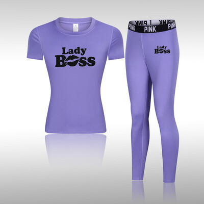 Cămăși lungi pentru slăbire pentru femei Trening cu uscare rapidă Seturi de îmbrăcăminte pentru jogging Topuri pentru yoga Sauna Sală de fitness Legging de compresie