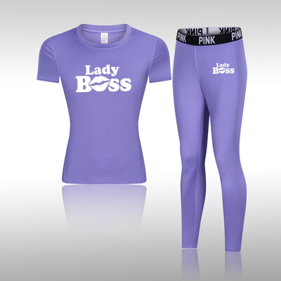 Cămăși lungi pentru slăbire pentru femei Trening cu uscare rapidă Seturi de îmbrăcăminte pentru jogging Topuri pentru yoga Sauna Sală de fitness Legging de compresie