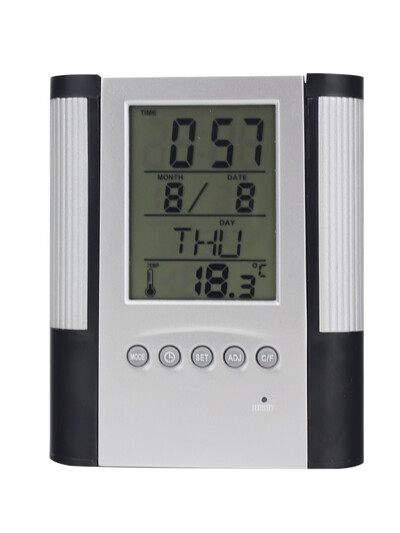 Pastāvīgs kalendāra pildspalvas turētājs Pretslīdēšanas pamatne Datuma laika displejs Temperatūras noteikšana Galddatora Uzglabāšana Dekoratīvs pulksteņa pildspalvas turētājs