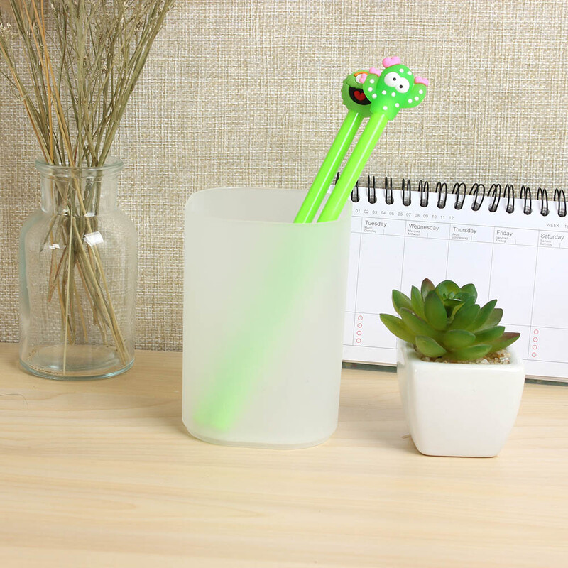 Suport din plastic pentru pix de capacitate mare Organizator de birou pentru depozitare pentru creion, cutie de papetărie simplă, accesorii de birou