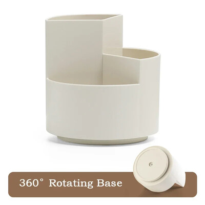 360°-ban forgatható tolltartó, nagy kapacitású asztali ceruzatartó 9 rácsos írószer-szervező iskolai irodai tolltartó