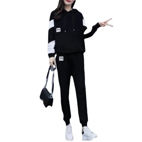 Femei primăvară toamnă 2022 stil nou coreeană lejeră ocazional sport la modă set 2 piese îmbrăcăminte