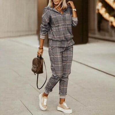 Amazon Best Seller Γυναικείο μακρυμάνικο εμπριμέ παντελόνι Κοστούμι ποιοτικό φούτερ Φούτερ με κουκούλα Παιδικά αθλητικά σετ