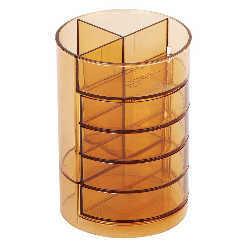 1 gab. pildspalvu turētājs ar 4 grozāmām loka atvilktnēm 4 nodalījumu zīmuļu krūzīšu turētājs galddatora pildspalvu organizators skolas biroja piederumi