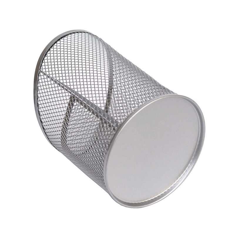 Fekete kreatív ceruzapoharak ferde tolltartó fém ceruzatartó asztali tárolóedény dekorációs asztali rendszerező